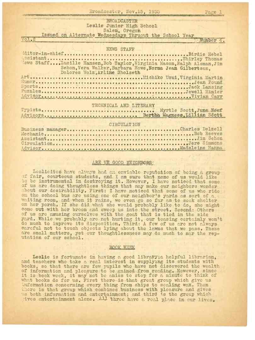 19331115 Leslie Broadcaster Page 1